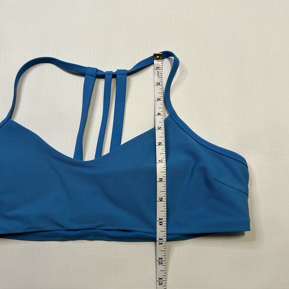 Athleta Blue Bikini Top T Back Women’s Size XL A-C Removable Padding - Picture 5 of 8